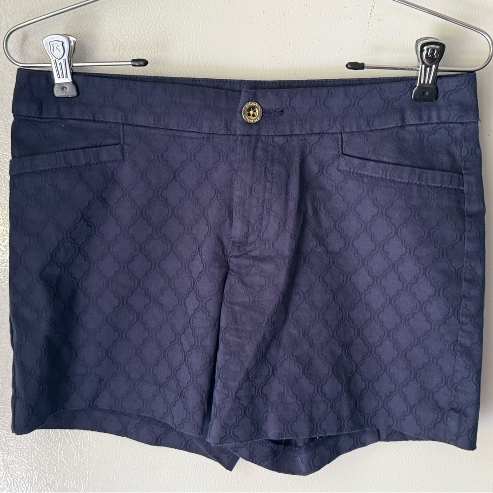 Lilly Pulitzer Navy Textured Shorts